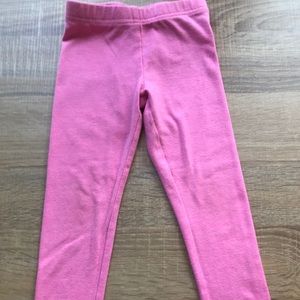 Plain pink leggings